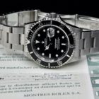 ROLEX SUBMARINER DATE REF. 16610 SWISS ONLY BOX AND PAPERS