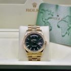 ROLEX DAY-DATE REF. 118238 GREEN DIAL BOX AND PAPERS