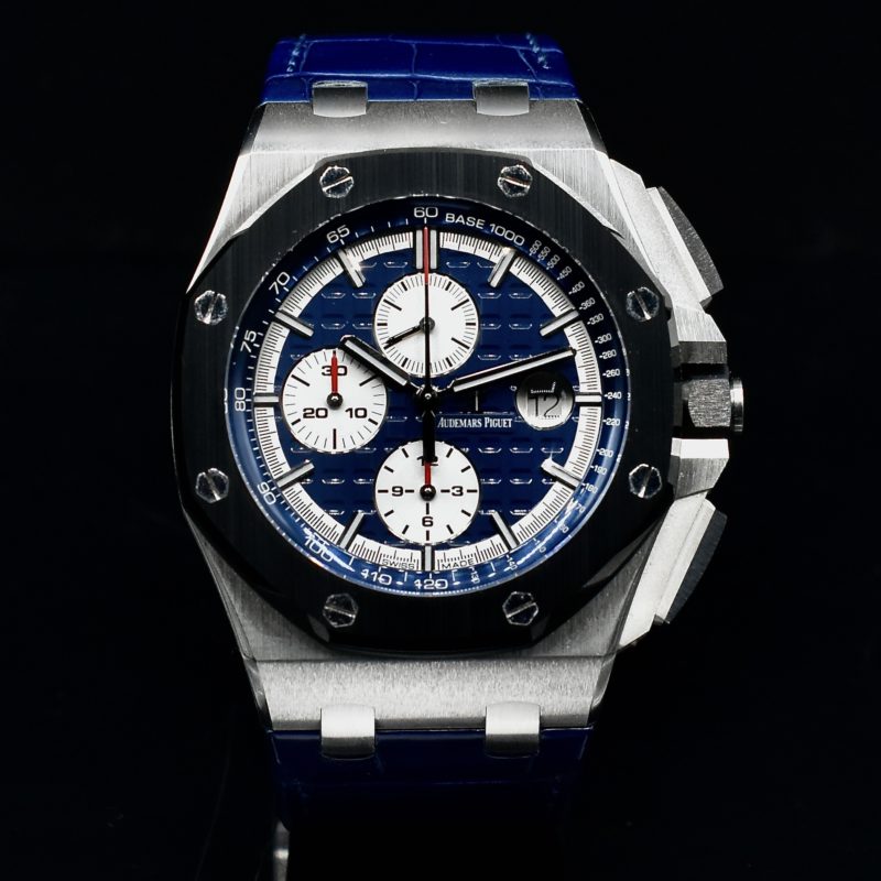 AUDEMARS PIGUET ROYAL OAK OFF SHORE PLATINUM REF. 26401PO BOX AND PAPERS