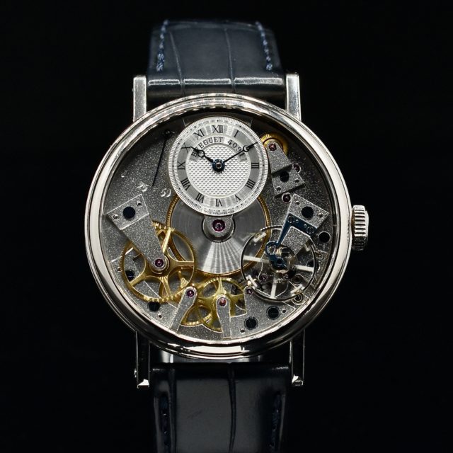 BREGUET TRADITION REF. 7027 WHITE GOLD BOX AND PAPERS