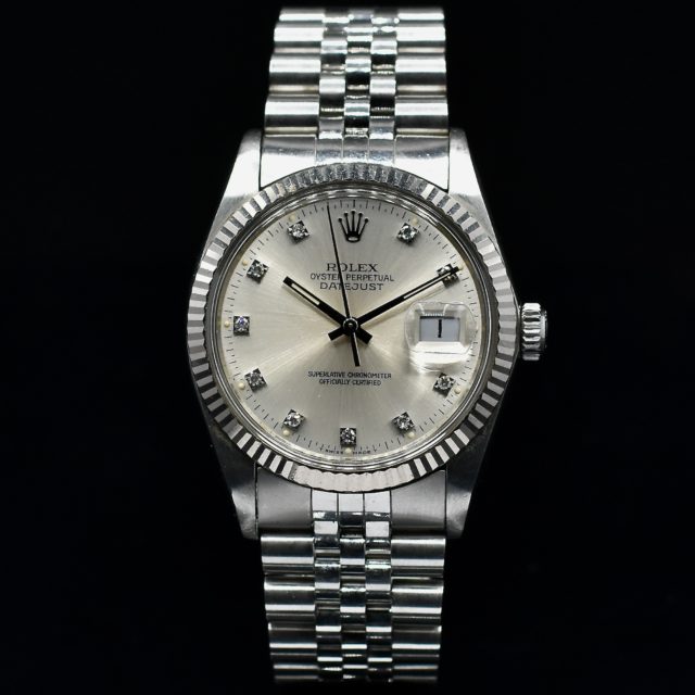 ROLEX DATEJUST REF. 16014 DIAMONDS SET