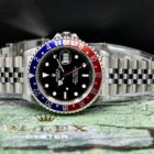 ROLEX GMT “PEPSI” STICK DIAL REF. 16710 FULL SET