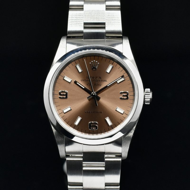 ROLEX AIRKING SALMON DIAL REF. 14000 WITH PAPERS