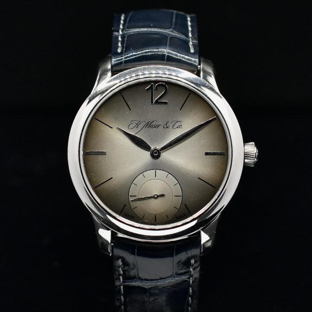 H. MOSER & CIE MAYU PALLADIUM DOUBLE HAIRSPRING REF. 321.503 BOX AND PAPERS