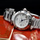 CARTIER PASHA GMT REF. 2377 BOX AND PAPERS
