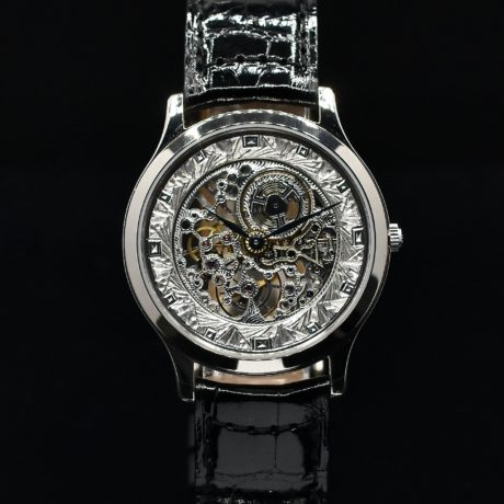 JAEGER LECOULTRE ULTRA THIN SKELETON LIMITED EDITION REF. 143.340.790SB BOX AND PAPER