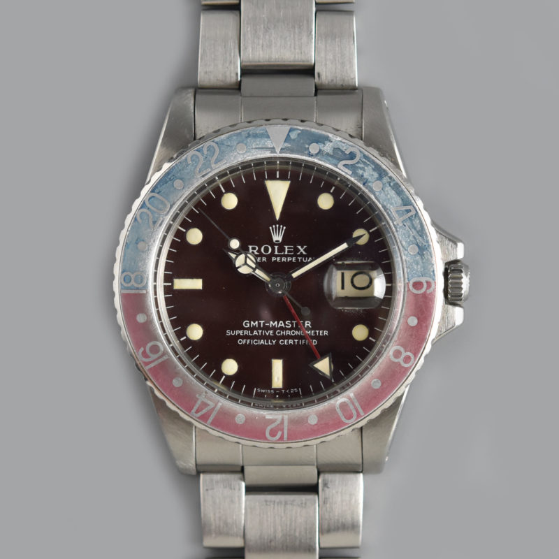 ROLEX GMT REF. 1675 LONG E TROPICAL