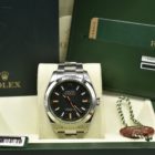 ROLEX MILGAUSS REF. 116400GV BOX AND PAPERS FULL STICKERS