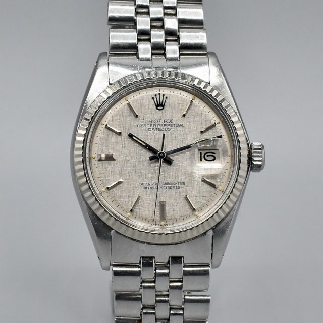 ROLEX DATEJUST REF. 1601 LINEN DIAL