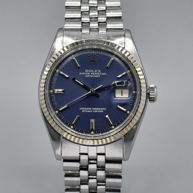 ROLEX DATEJUST REF. 1601 BLUE DIAL