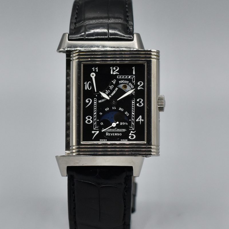 JAEGER LECOULTRE REVERSO SUN MOON REF. 270.3.63 BOX AND PAPERS