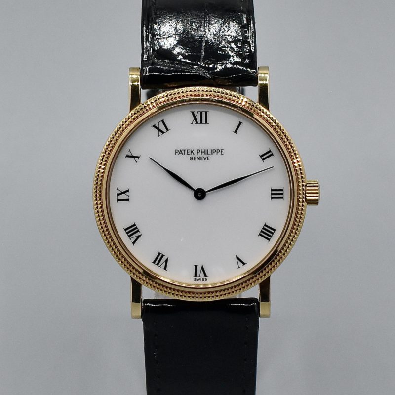 PATEK PHILIPPE CALATRAVA “CLOUS DE PARIS” REF. 3992 WITH BOX