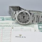 ROLEX DATEJUST REF. 16220 P SERIES BOX AND PAPERS