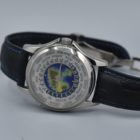 PATEK PHILIPPE WORLD TIME CLOISONEE DIAL REF. 5131G BOX AND PAPERS