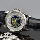 PATEK PHILIPPE WORLD TIME CLOISONEE DIAL REF. 5131G BOX AND PAPERS