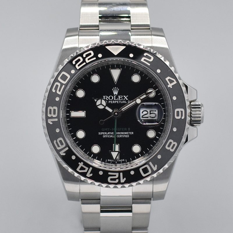 ROLEX GMT MASTER II REF. 116710LN FULL SET