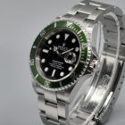 ROLEX SUBMARINER DATE « KERMIT » D SERIES REF. 16610LV BOX AND PAPER