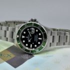 ROLEX SUBMARINER DATE « KERMIT » D SERIES REF. 16610LV BOX AND PAPER