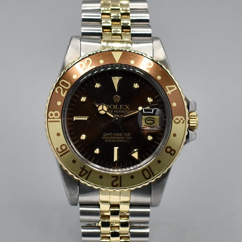 ROLEX GMT MASTER ROOTBEER NIPPLE DIAL REF. 1675/3