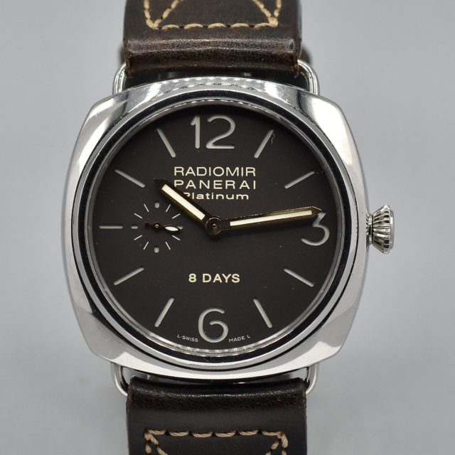 PANERAI RADIOMIR 8 DAYS PLATINUM SPECIAL EDITION REF. PAM00198 BOX AND PAPERS