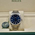 ROLEX OYSTER PERPETUAL 41 REF. 124300 BLUE DIAL FULL SET