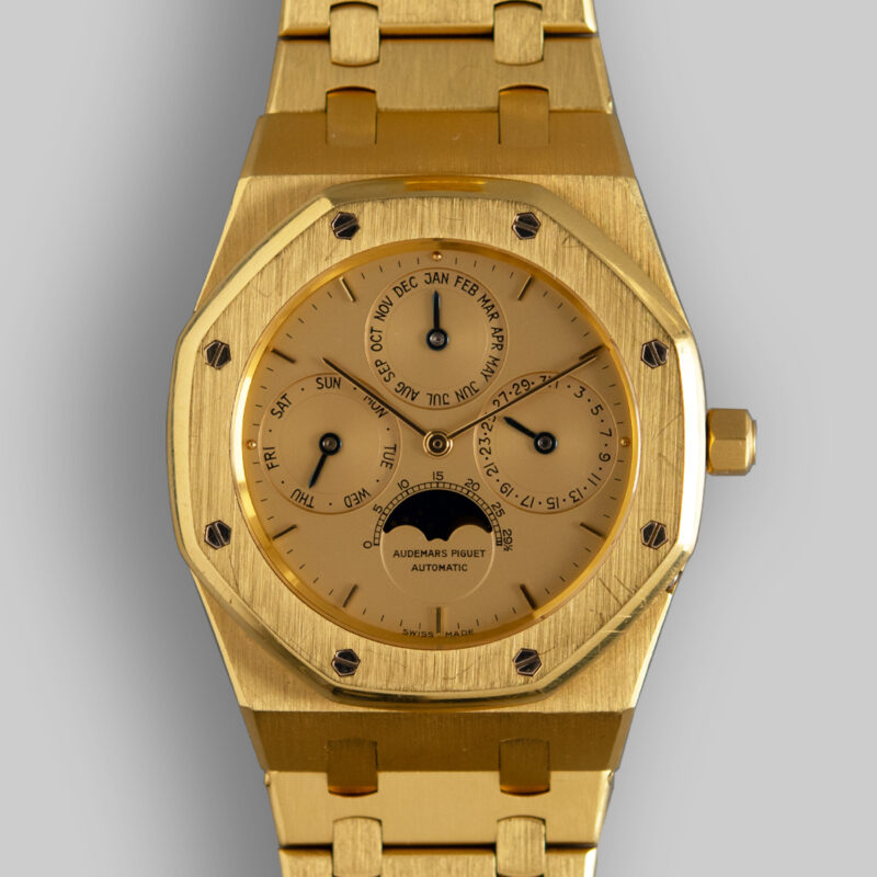 AUDEMARS PIGUET ROYAL OAK PERPETUAL CALENDAR YELLOW GOLD