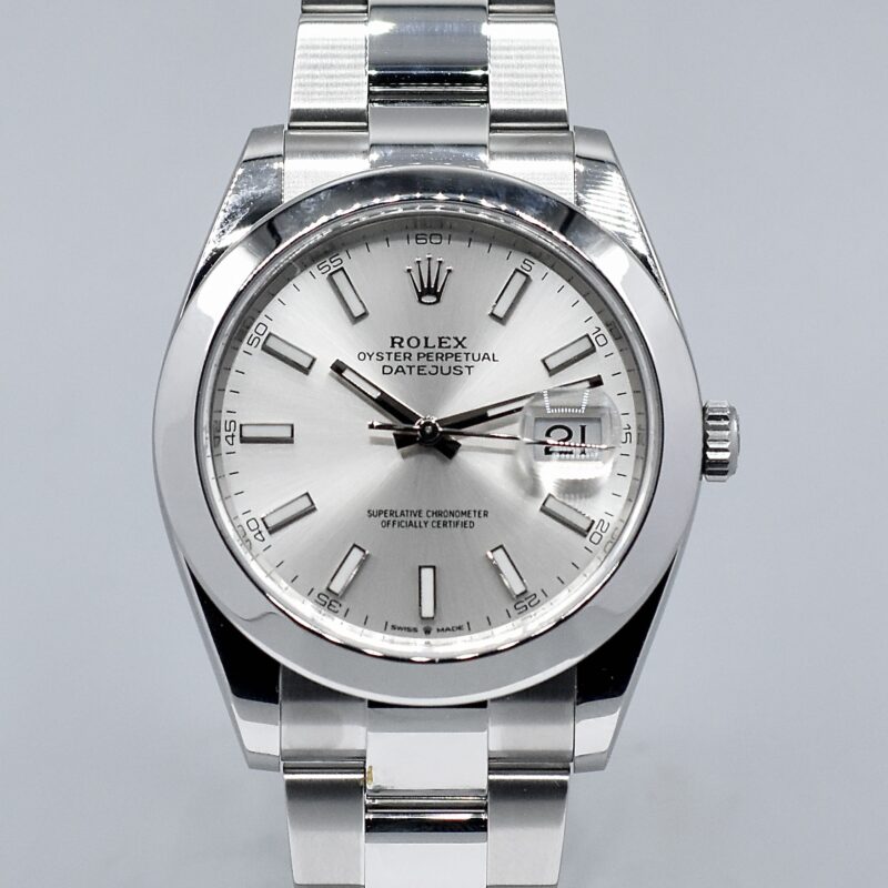 ROLEX DATEJUST REF. 126300 BOX AND PAPERS