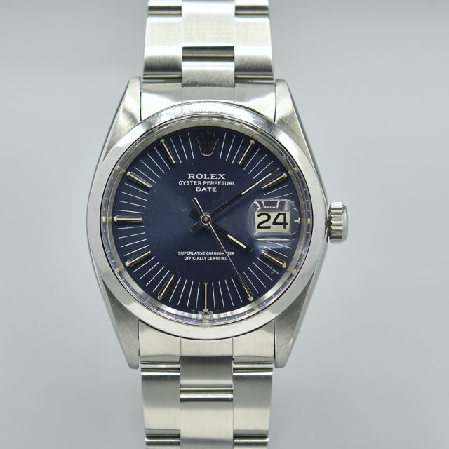 劳力士蚝式日历腕表 REF. 1500 蓝色“RADIAL”表盘