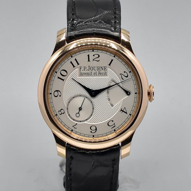 FP JOURNE CHRONOMETRE SOUVERAIN 玫瑰金腕表，带盒子和证书