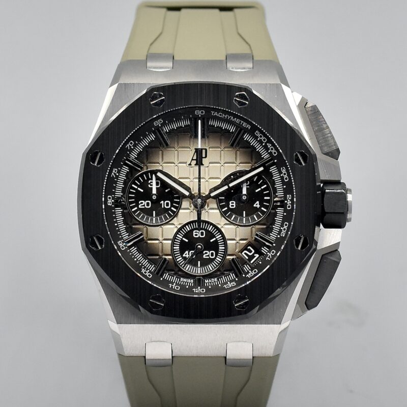 AUDEMARS PIGUET ROYAL OAK OFF SHORE REF. 26420SO BOX AND PAPERS