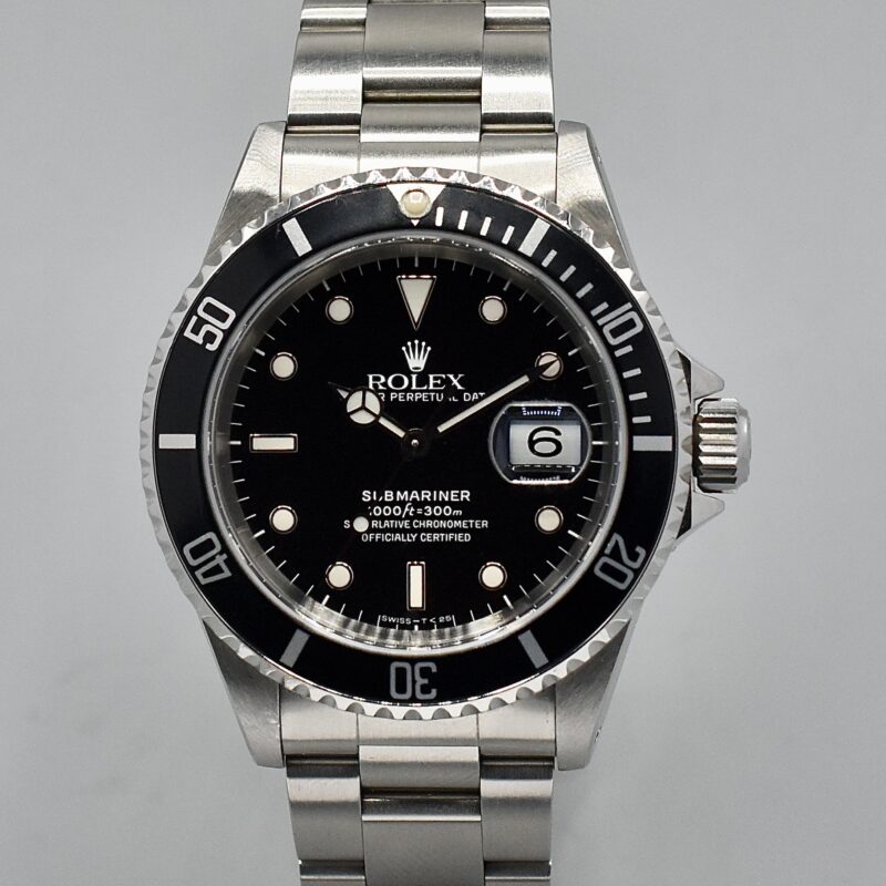 ROLEX SUBMARINER DATE REF. 16610 BOX AND PAPERS.