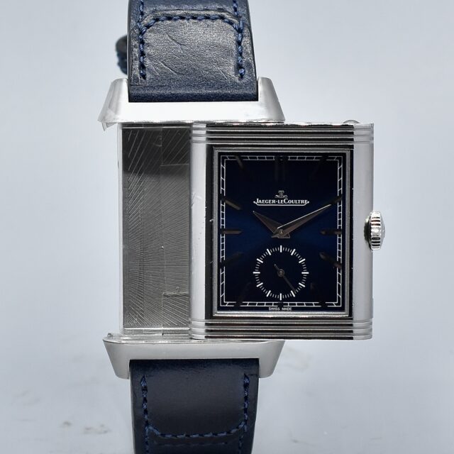JAEGER LECOULTRE REVERSO TRIBUTE DUOFACE REF. 215.8.D4 BOX AND PAPERS