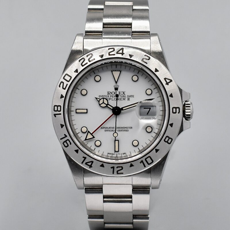 ROLEX EXPLORER II REF. 16570 “CHICCHI DI MAIS” BOX AND PAPERS