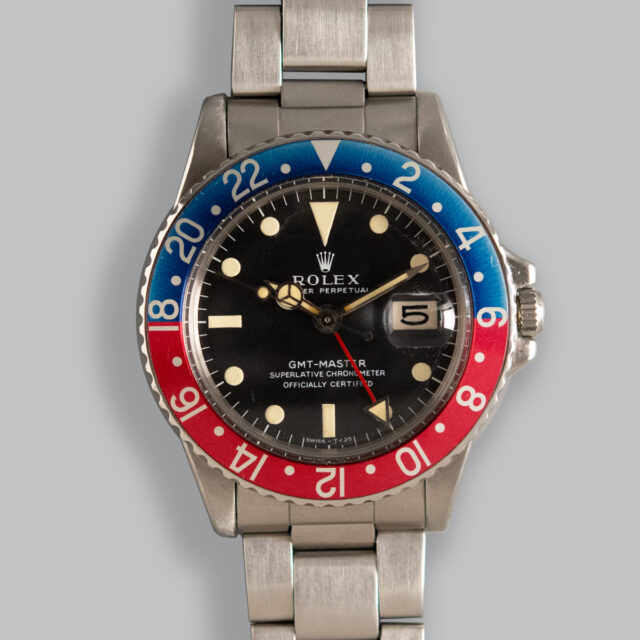 ROLEX GMT MASTER PEPSI LONG E REF.1675