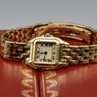 CARTIER PANTHERE YELLOW GOLD BOX AND PAPERS