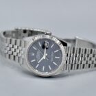 ROLEX DATEJUST 36 REF. 126234 BLUE MOTIF DIAL BOX AND PAPERS