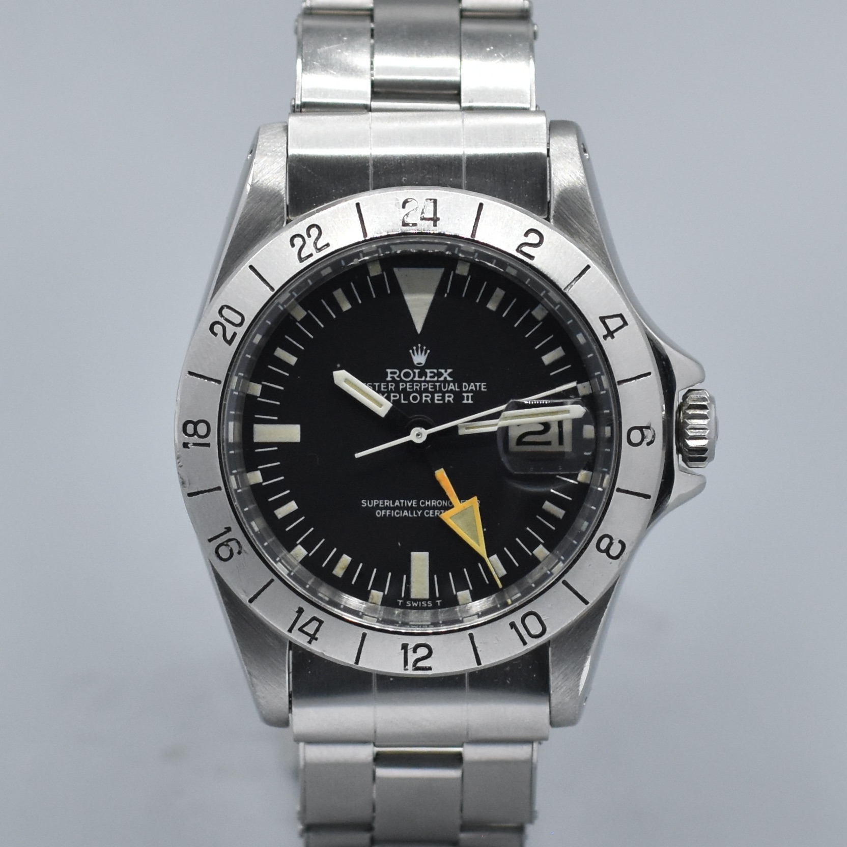 ROLEX EXPLORER II REF. 1655 “FRECCIONE” MARK I THIN CASE