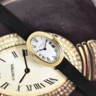 CARTIER BAIGNOIRE DOUBLE GODRONS YELLOW GOLD