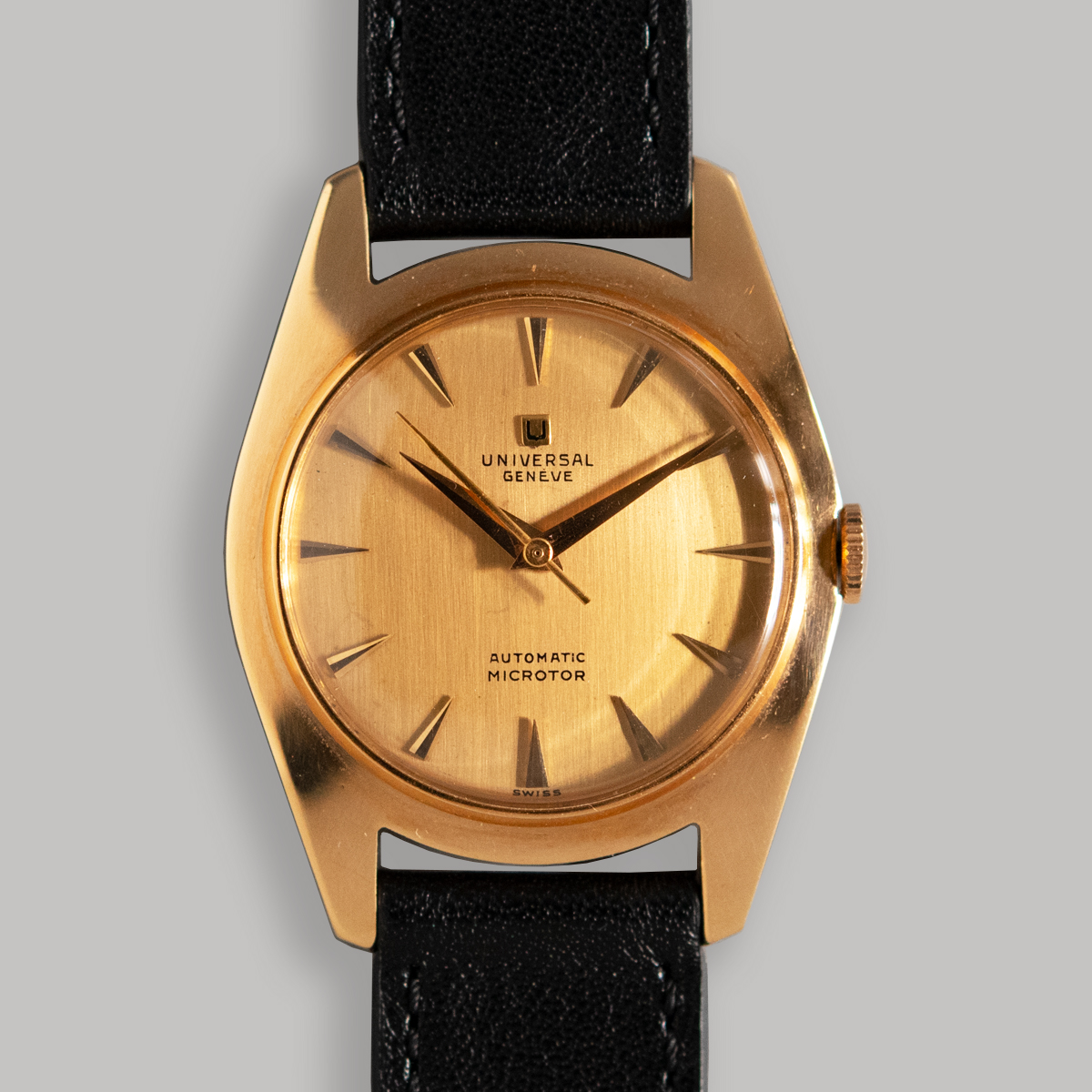 UNIVERSAL GENEVE MICROROTOR REF. 10351-1 PINK ON PINK