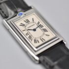 CARTIER TANK BASCULANTE REF. 2390 BOX AND PAPERS