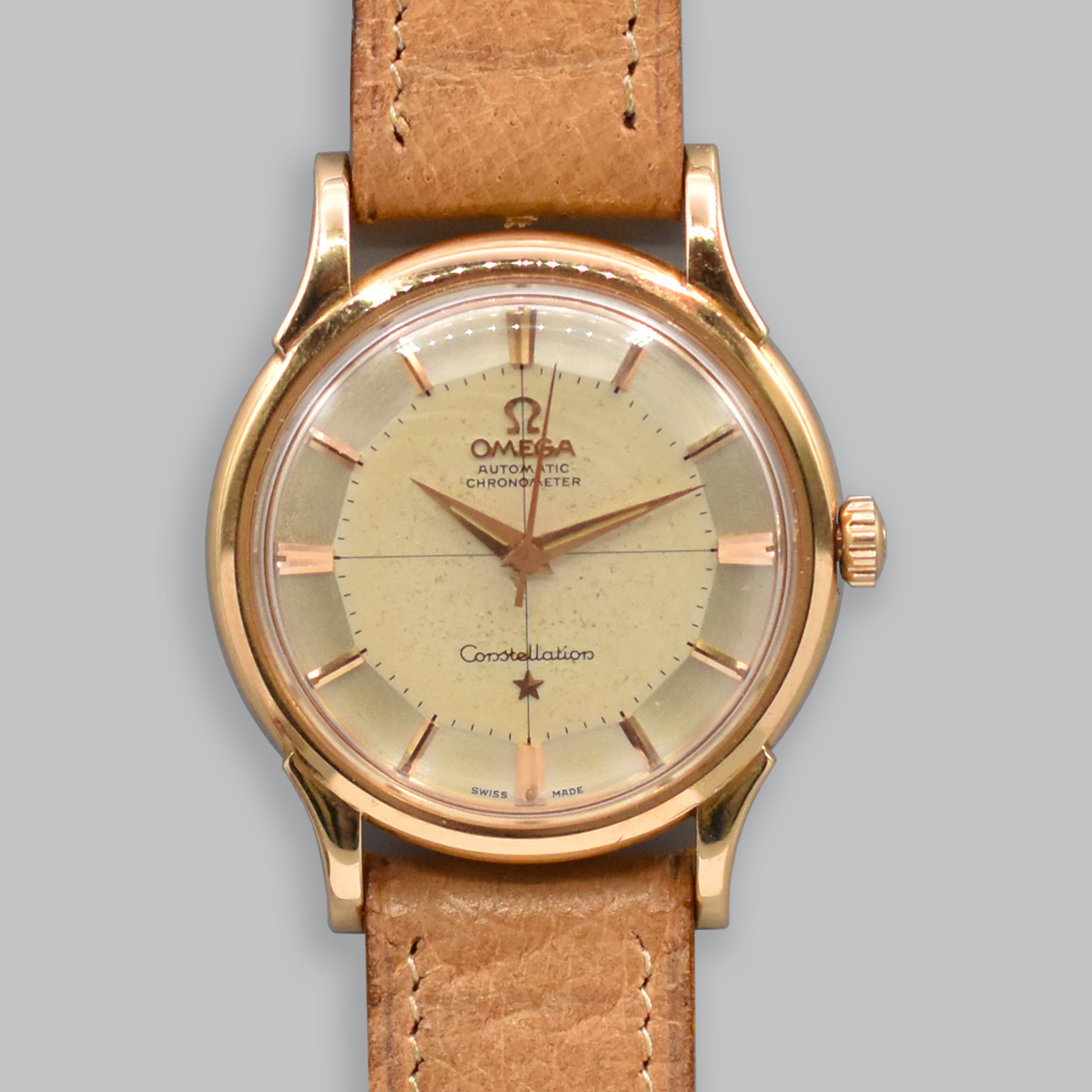 OMEGA CONSTELLATION « PIE PAN » PINK GOLD