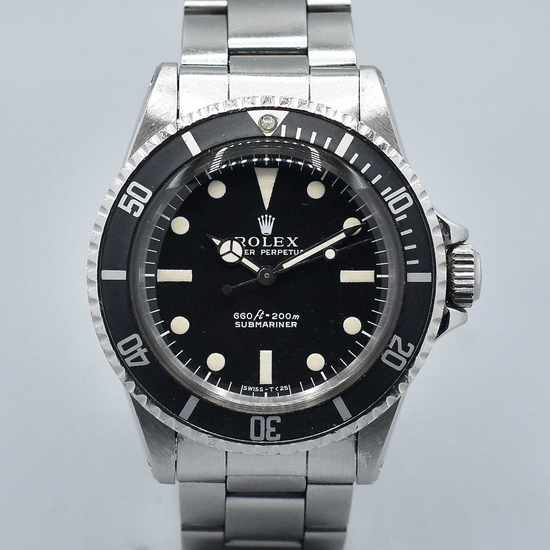 ROLEX SUBMARINER REF. 5513 NO SERIF DIAL STAINLESS STEEL