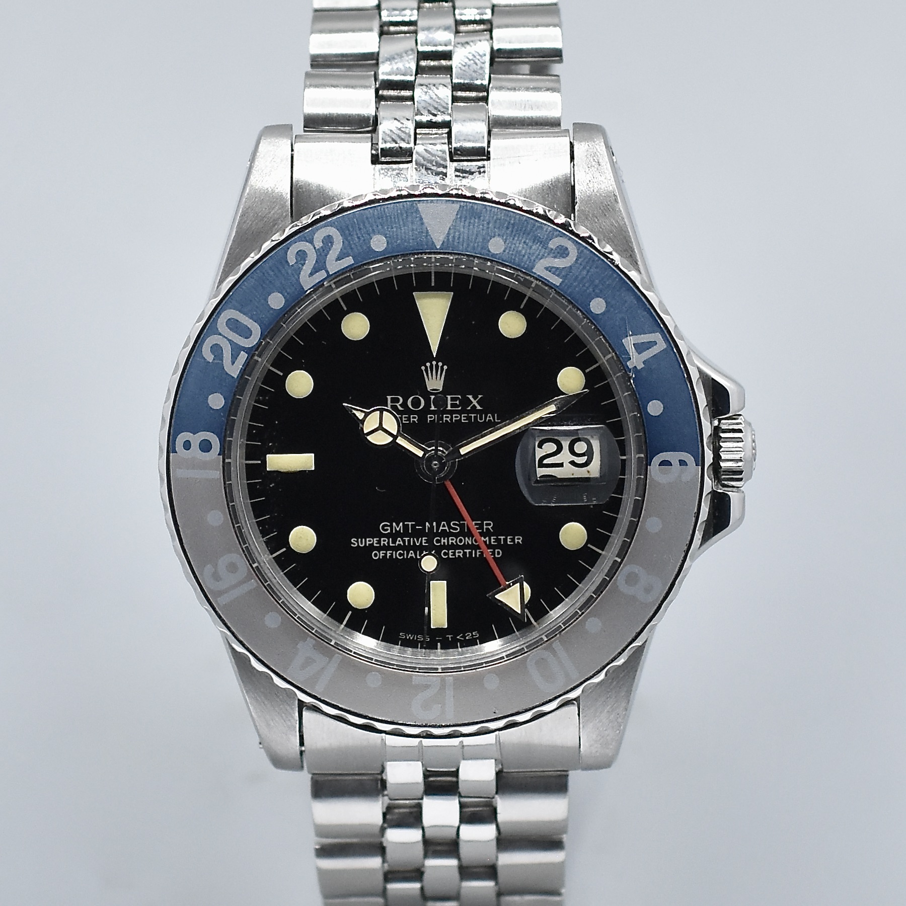 ROLEX GMT MASTER “PEPSI” REF. 1675 GILT DIAL