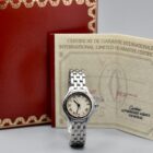 CARTIER COUGAR STAINLESS STEEL REF. 987906 BOX AND PAPERS