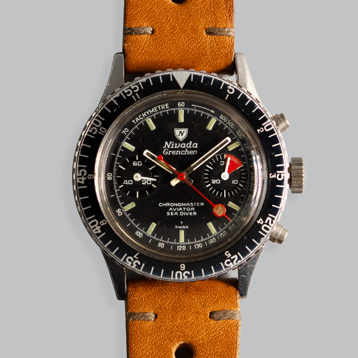 NIVADA GRENCHEN CHRONOMASTER AVIATOR SEA DIVER