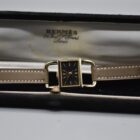 JAEGER LECOULTRE / HERMES « FOOTING » YELLOW GOLD