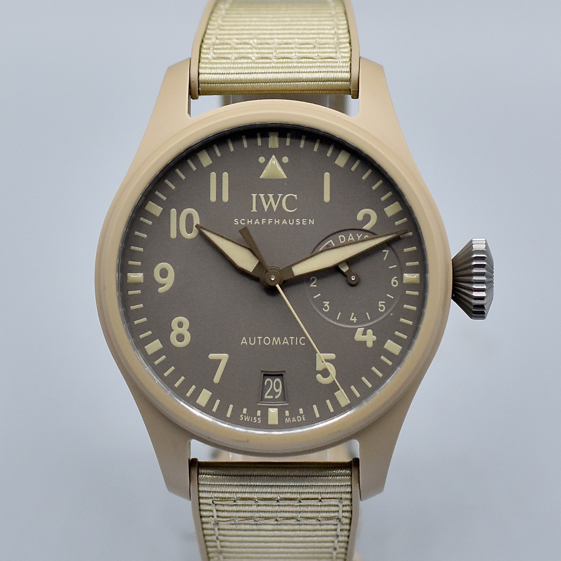 IWC BIG PILOT TOP GUN “MOJAVE DESERT”  BOX AND PAPERS