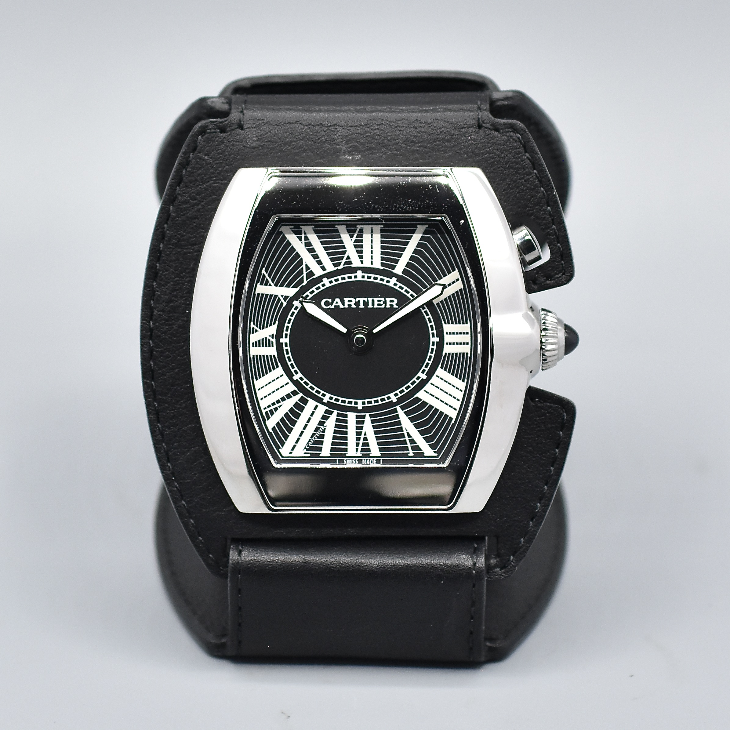 CARTIER ROADSTER ALARM CLOCK WITH BOX AND PAPERS