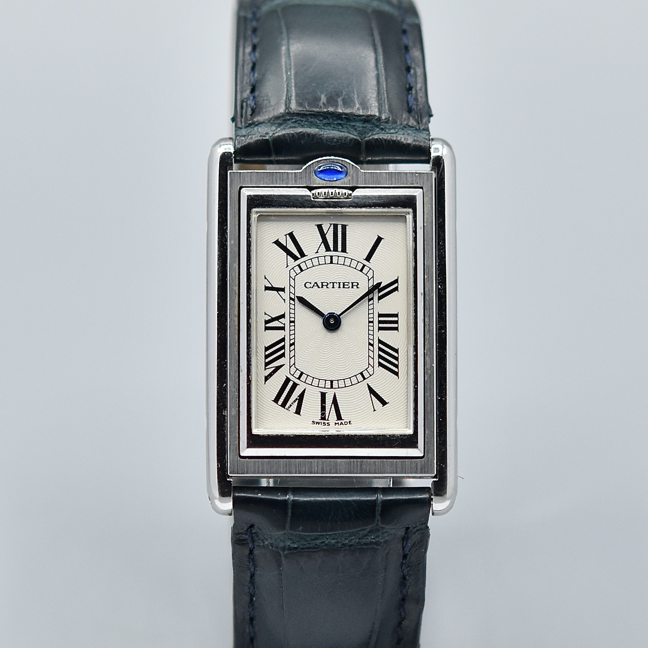 CARTIER TANK BASCULANTE REF. 2390 BOX AND PAPERS