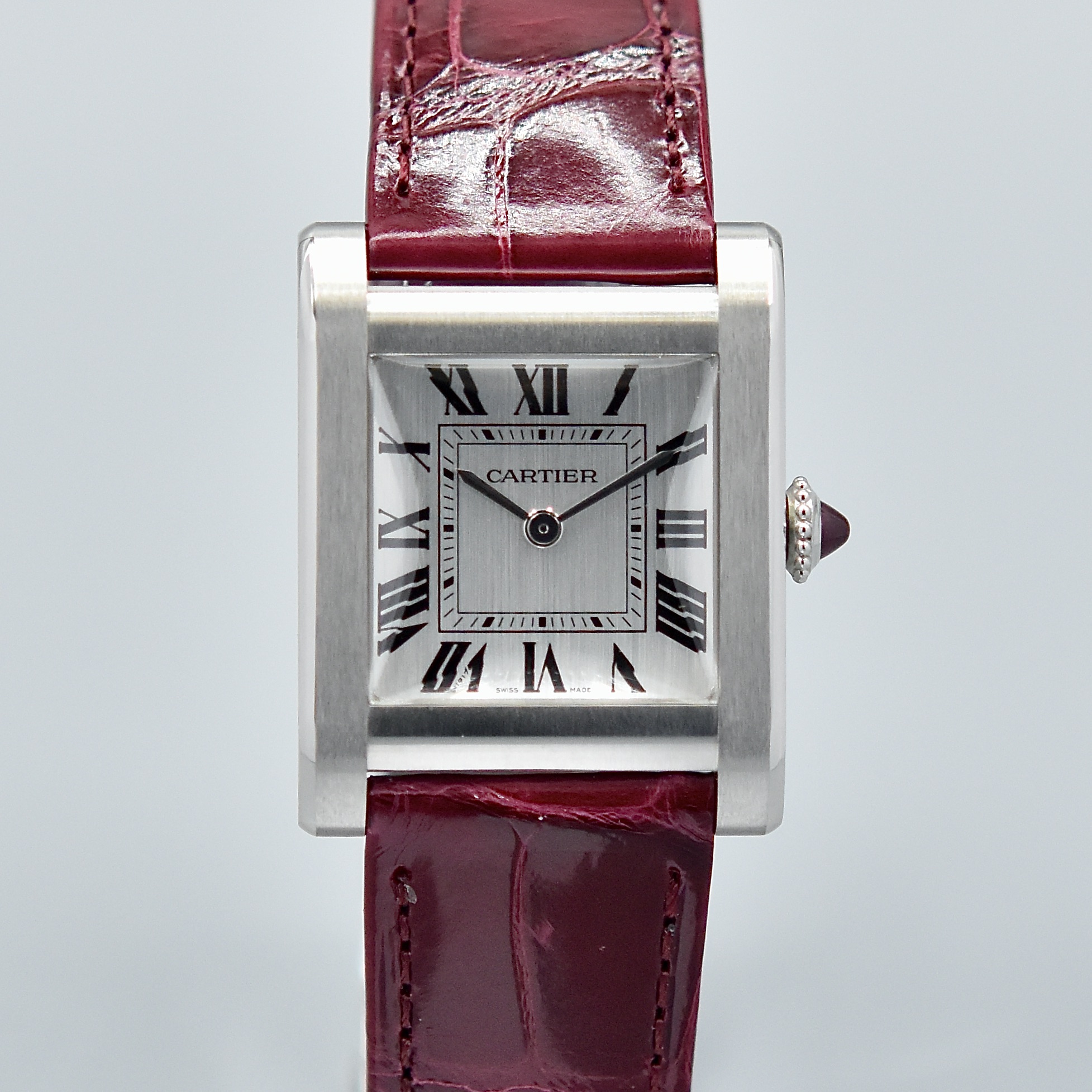 CARTIER TANK NORMALE REF. WGTA0109 PLATINUM LIMITED EDITION BOX AND PAPERS